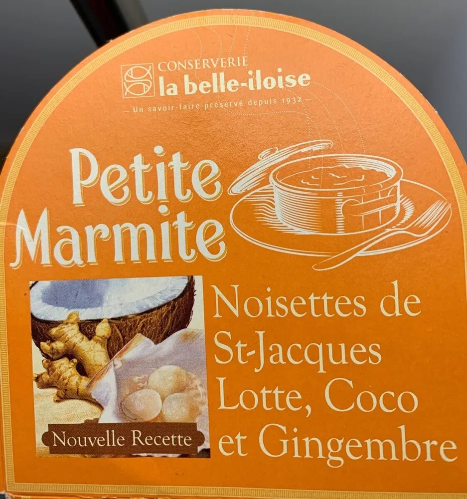 Petite Marmite Noisettes de St-Jacques Lotte, Coco et Gingembre