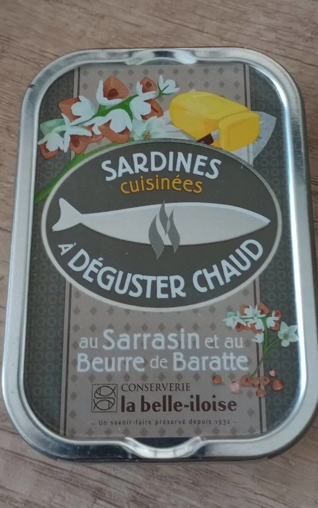 Sardines cuisinées à déguster chaud