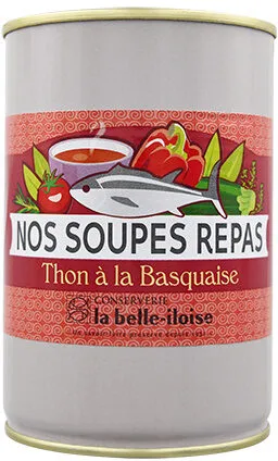 Nos soupe repas Thon à la Basquaise