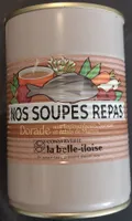 Soupe repas dorade aux topinambours, sarrasin et éclats de marron