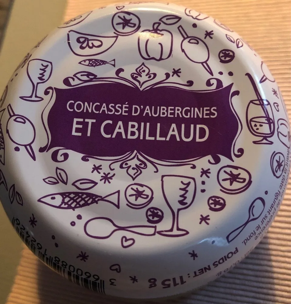 Concassé d'aubergines et de cabillaud