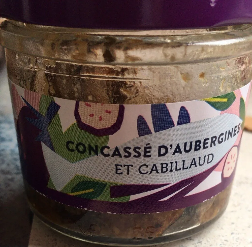 Concassé d’aubergines et cabillaud
