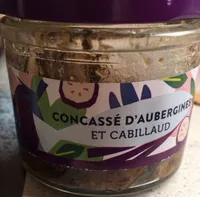 Concassé d’aubergines et cabillaud