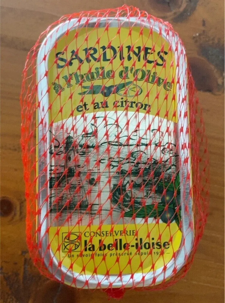 Sardines a l’huile d’olive et au citeon
