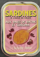 Sardines aux baies de batak et curcuma
