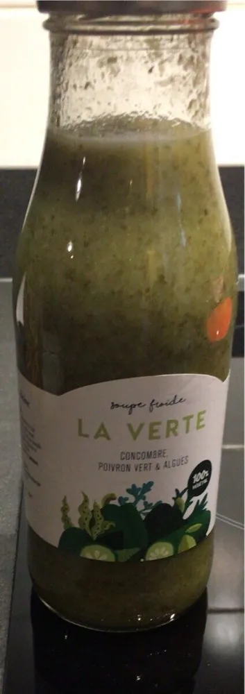 La verte soupe froide