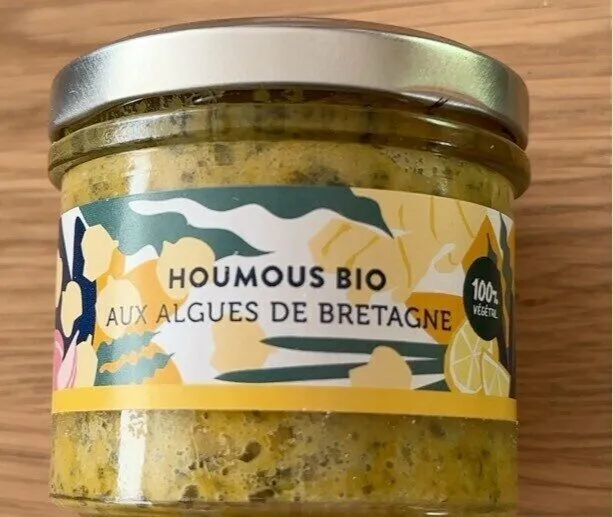 Houmous bio aux algues de Bretagne