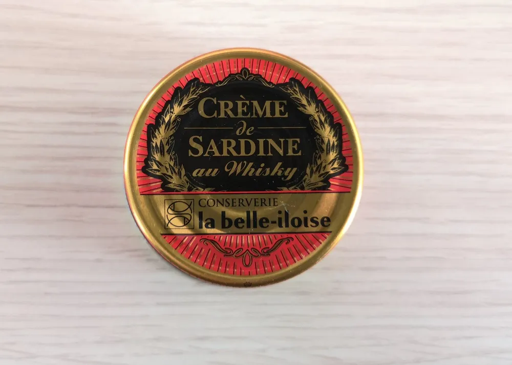 Crème de sardine au whisky