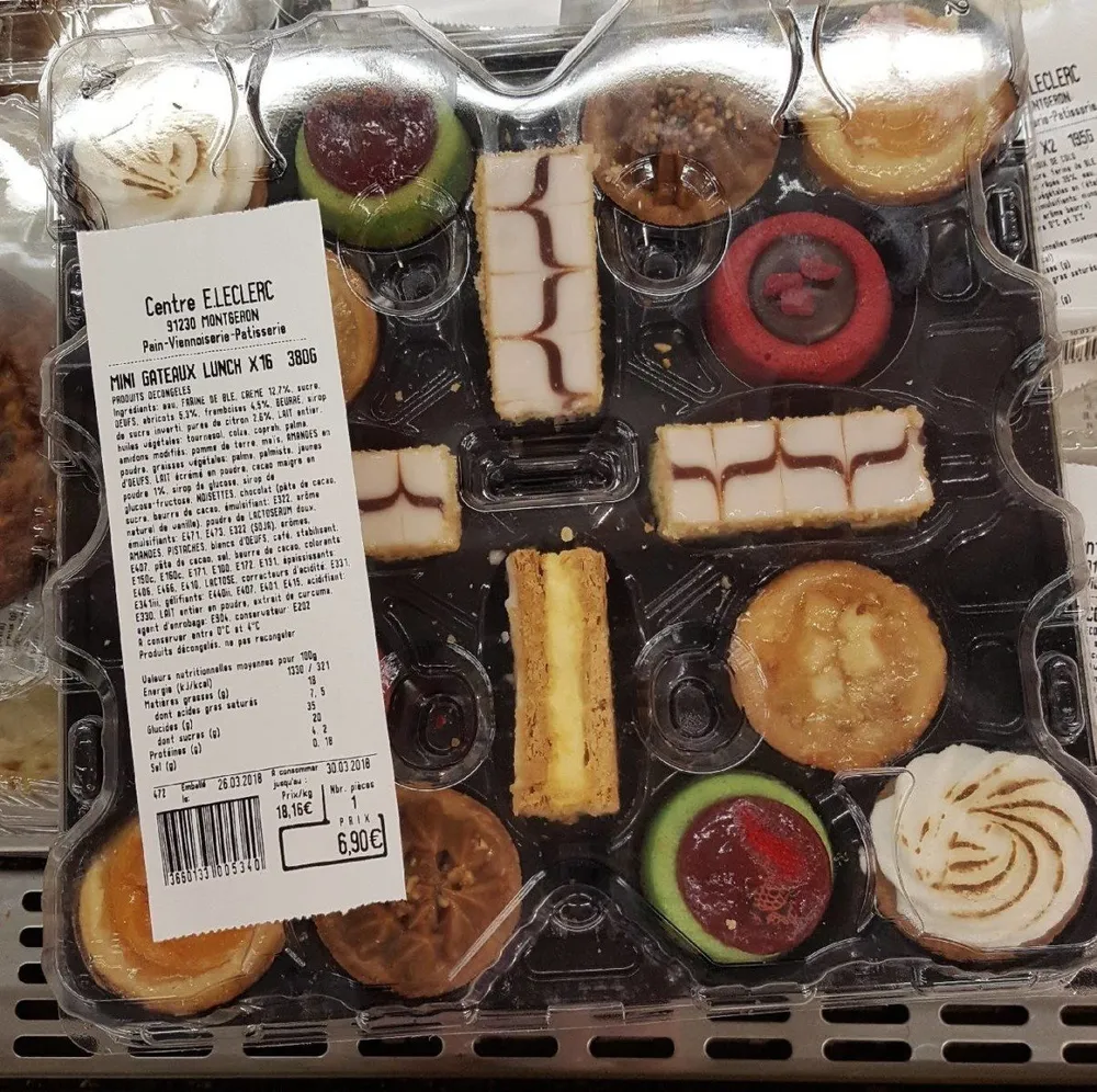 Mini gâteaux lunch ×16