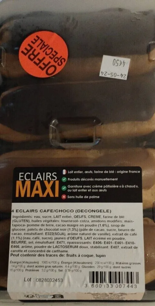 Éclairs choco/café