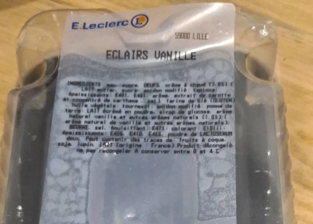Eclairs vanille