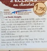 2 éclairs au chocolat