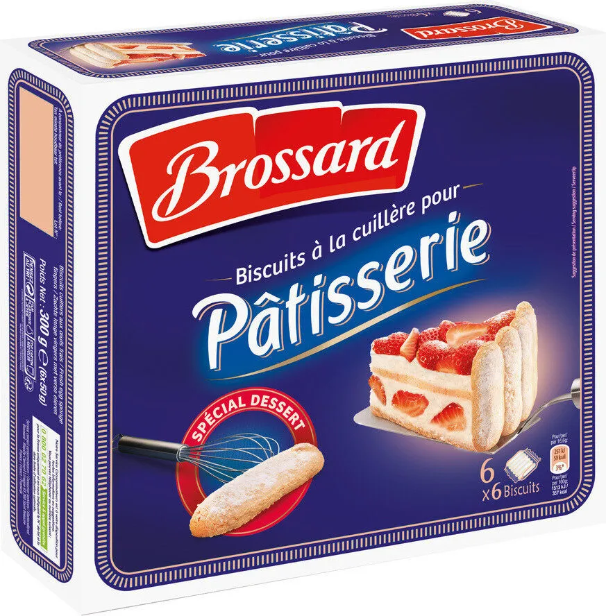 BISCUITS A LA CUILLERE POUR PATISSERIE