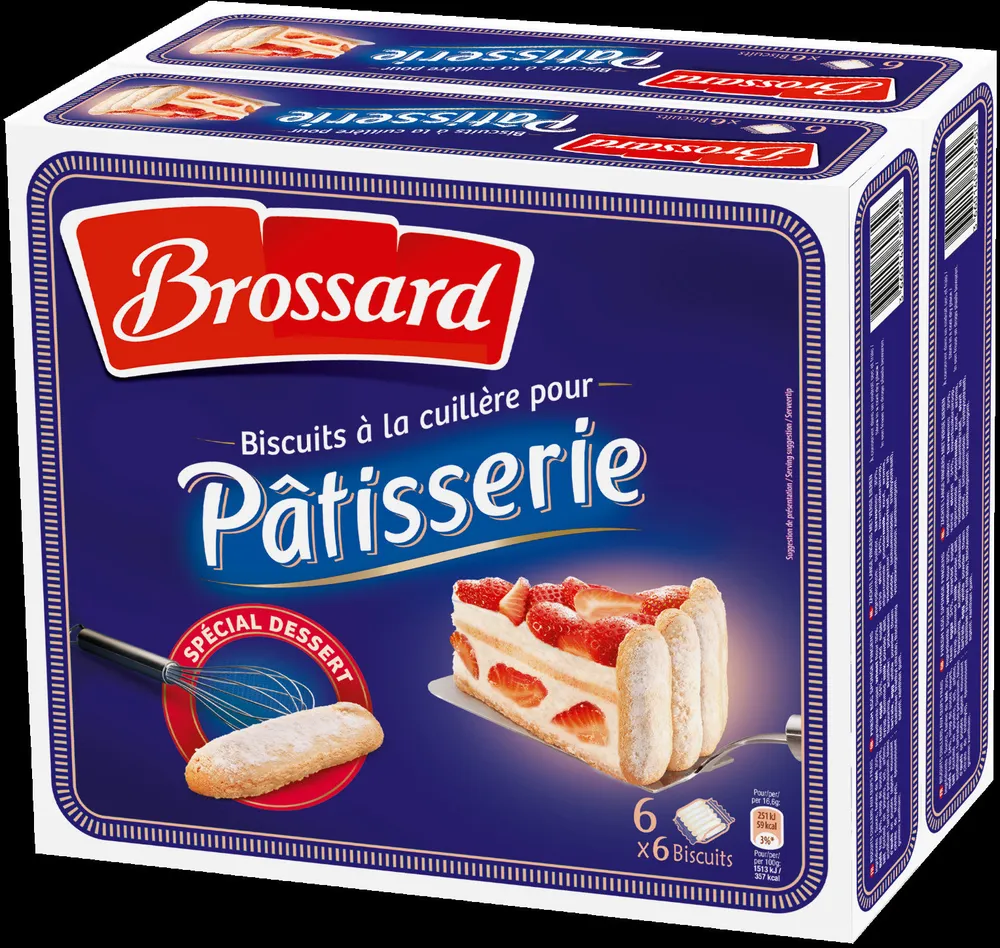 Biscuits à la cuillère pour Pâtisserie Lot de 2 x 36