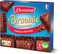 Brossard - brownie familial pepites de chocolat 285gr