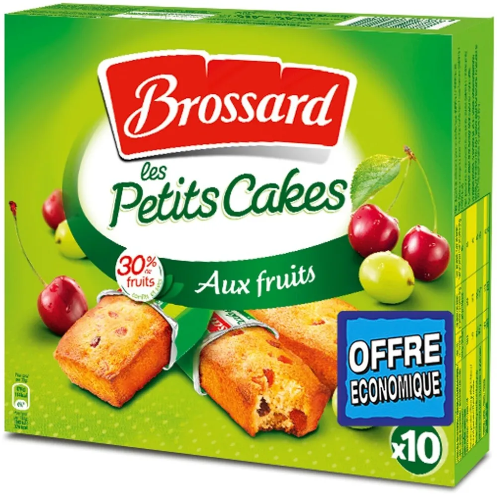 Brossard - mini cake fruits x10 300g offre eco