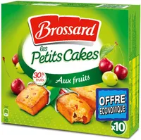 Brossard - mini cake fruits x10 300g offre eco