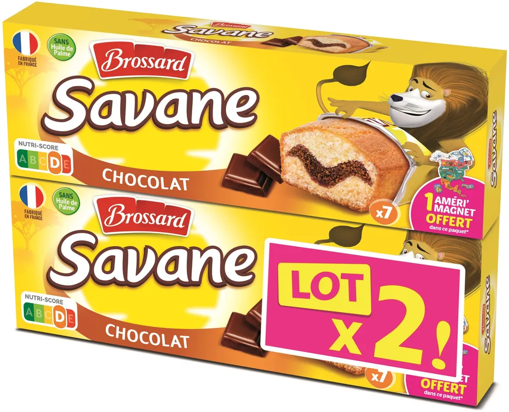Lot 2 pocket x7 chocolat 189g