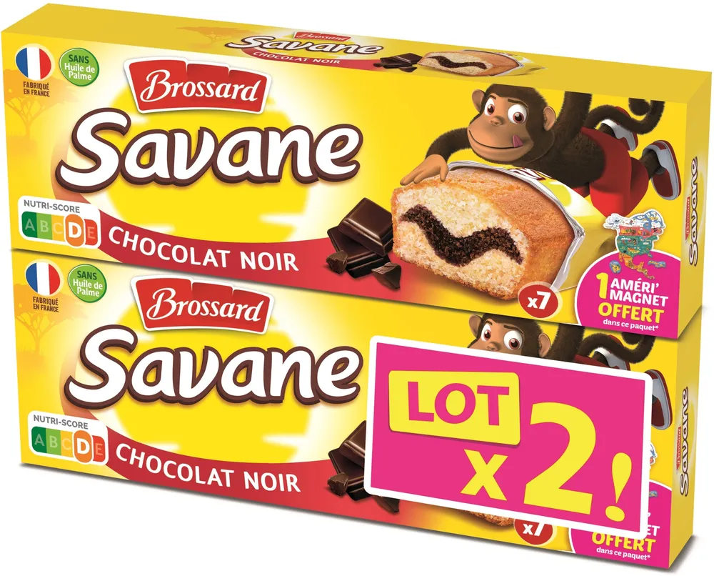 Lot 2 pocket x7 chocolat noir 189g