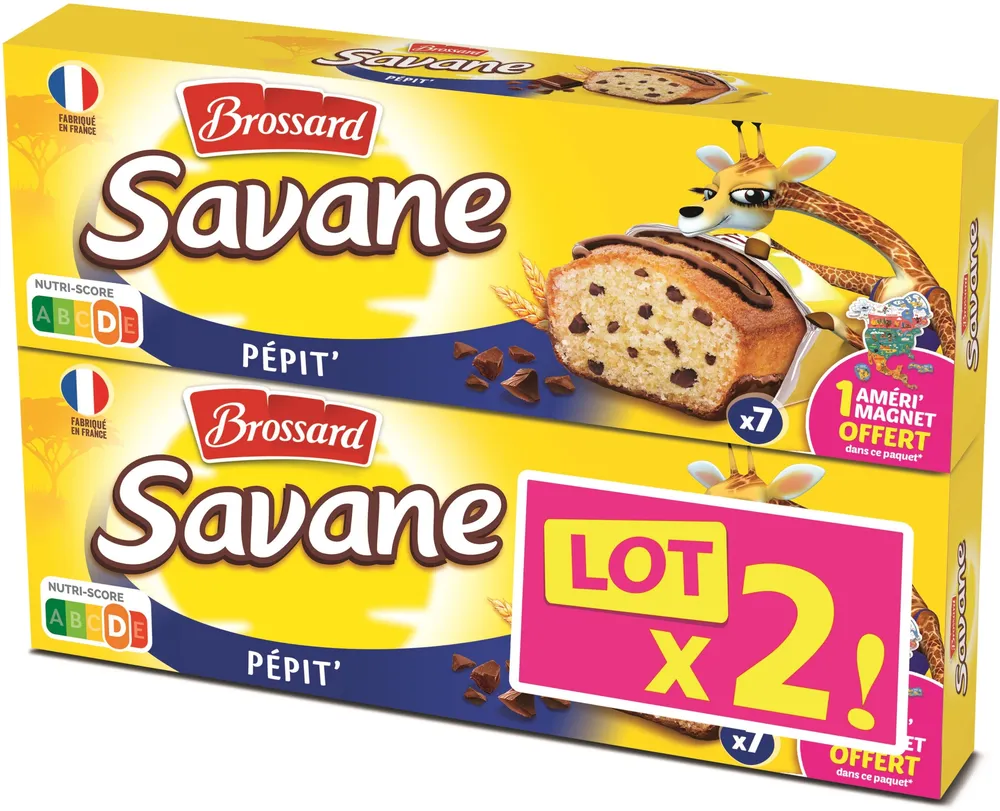 Lot 2 pocket x7 pepites 210g