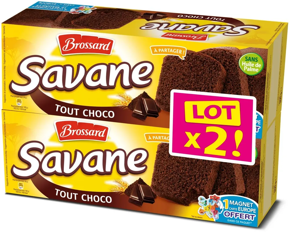 Savane Tout Chocolat Lot X2