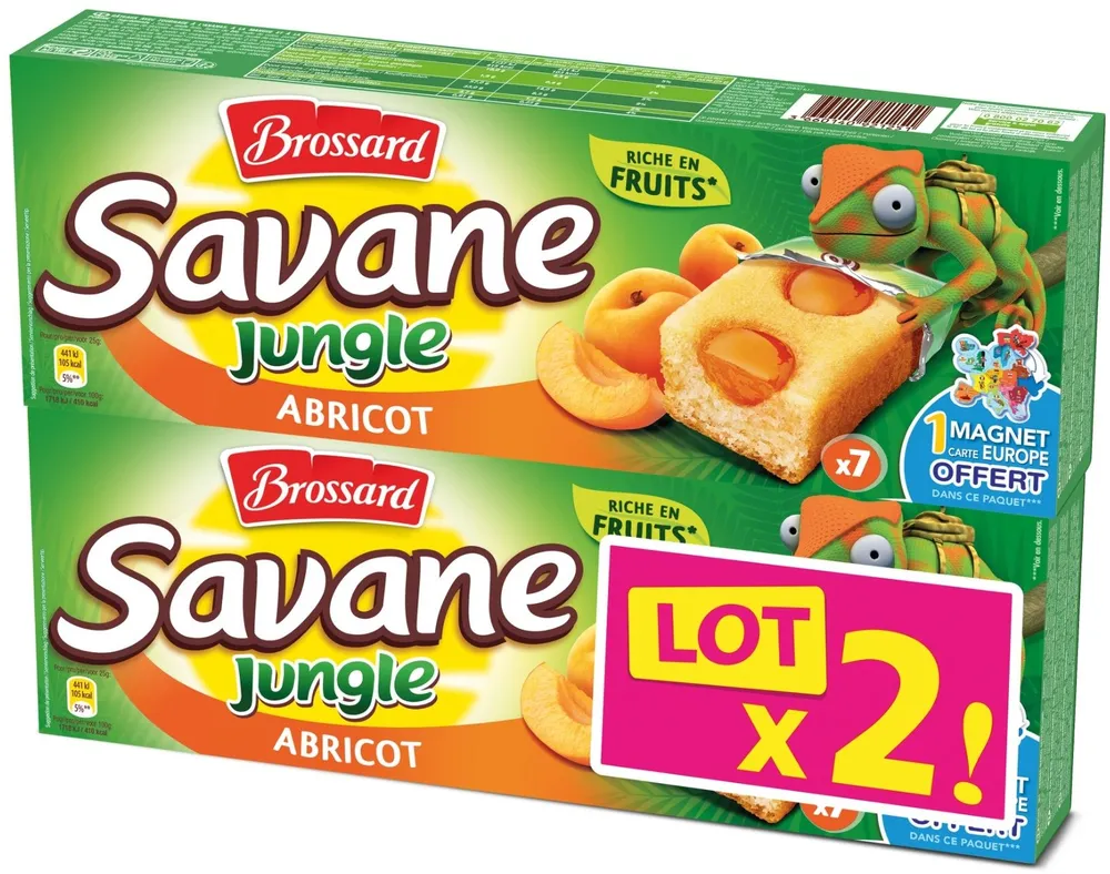 Savane Jungle Abricot LOT X2