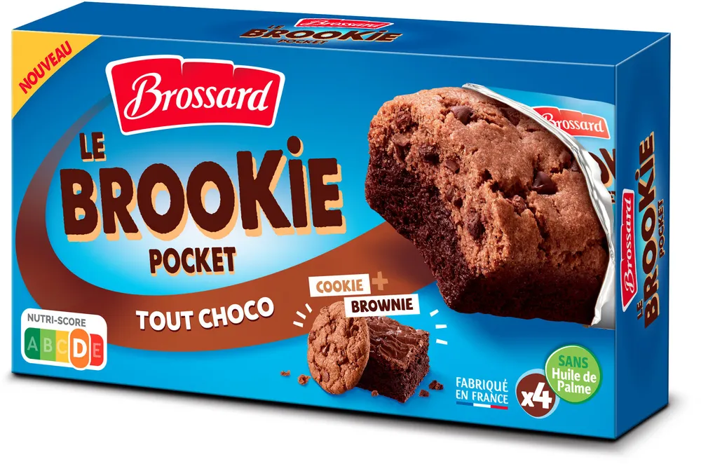 Brossard - le brookie pocket tout choco x4