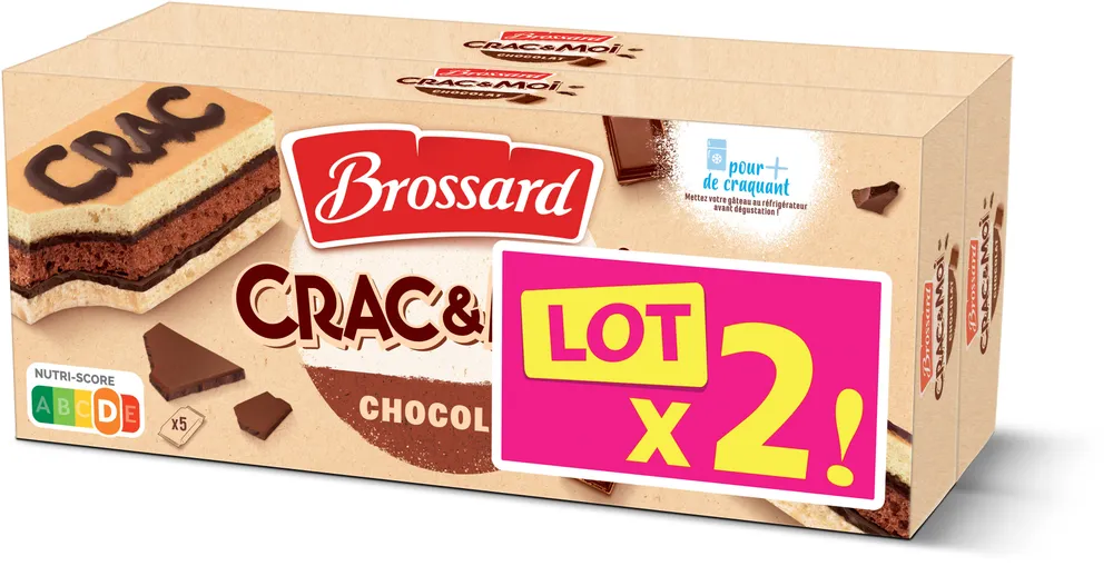 Lt2 crac&moi chocolat x5 155g