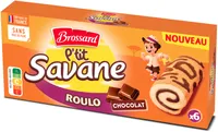 P'tit savane roulo chocolat x6 150g -brossard