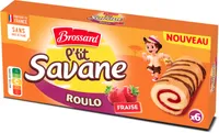 P'tit savane roulo fraise x6 150g -brossard