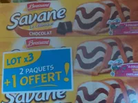 Lot 2+1 offert savane choco 310g