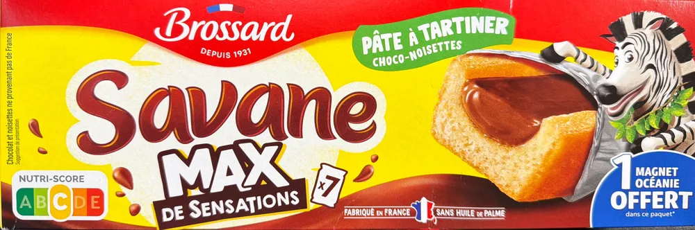 Savane Max de Sensations Pâte à tartiner Choco-noisettes
