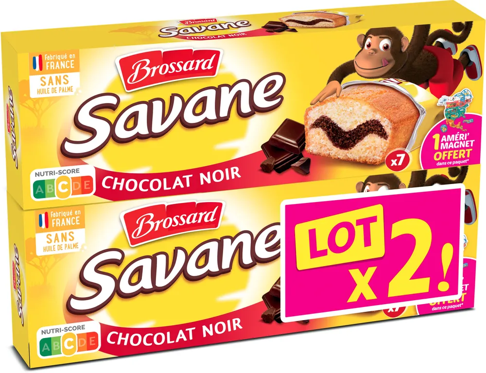 Lot 2 pocket x7 chocolat noir 210g