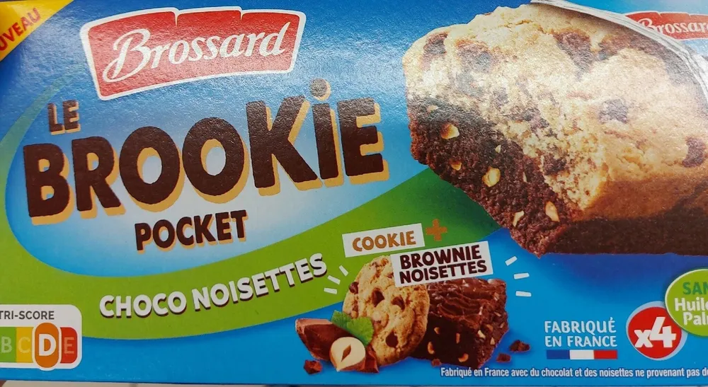 Le brookie pocket choco noisettes