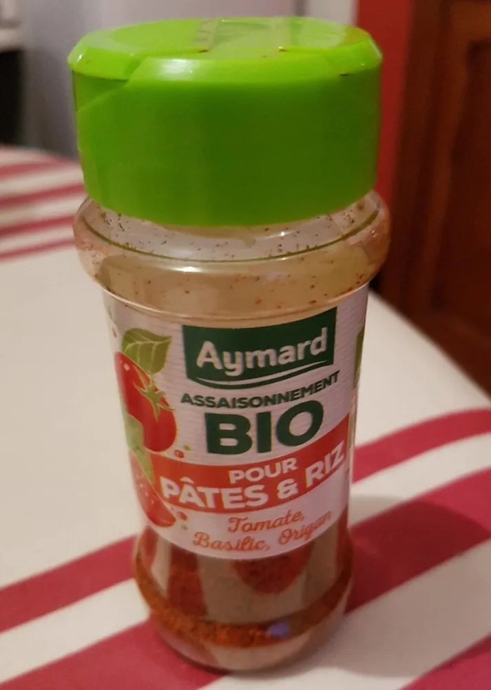 Assaisonnement bio pour pâtes et riz