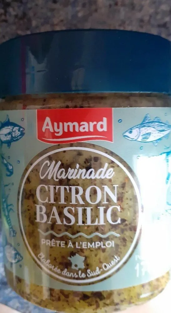 Marinade Citron Basilic