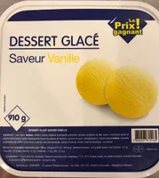 Dessert glacé saveur vanille