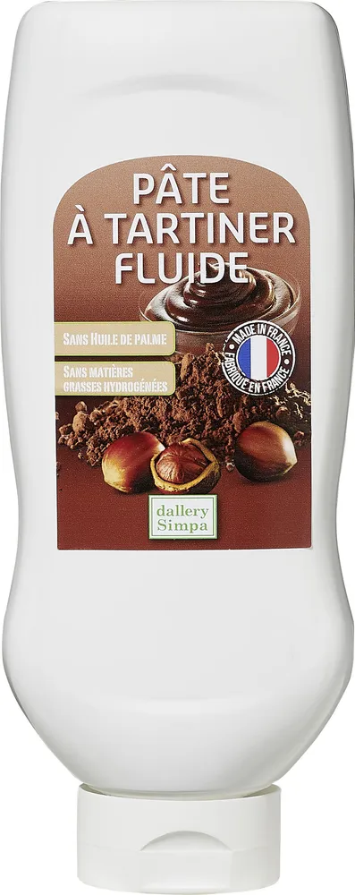 Pâte à tartiner fluide