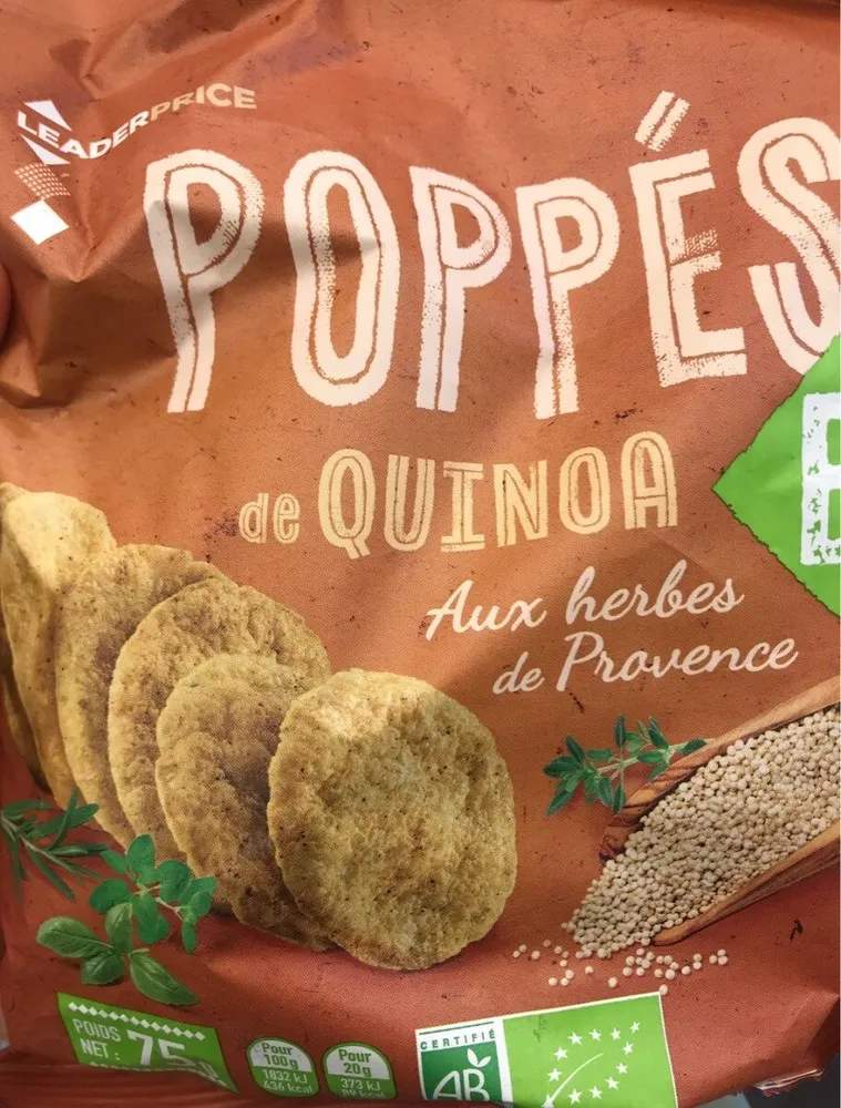 Poppés de Quinoa aux herbes de provence