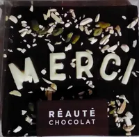 Message à croquer  Merci noir