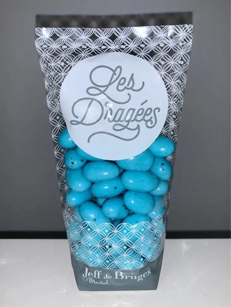 Dragées Amande Gianduja BLEU TURQUOISE