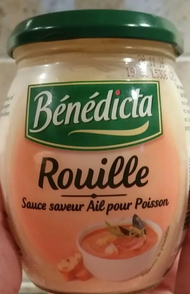Sauce rouille saveur ail pour poisson