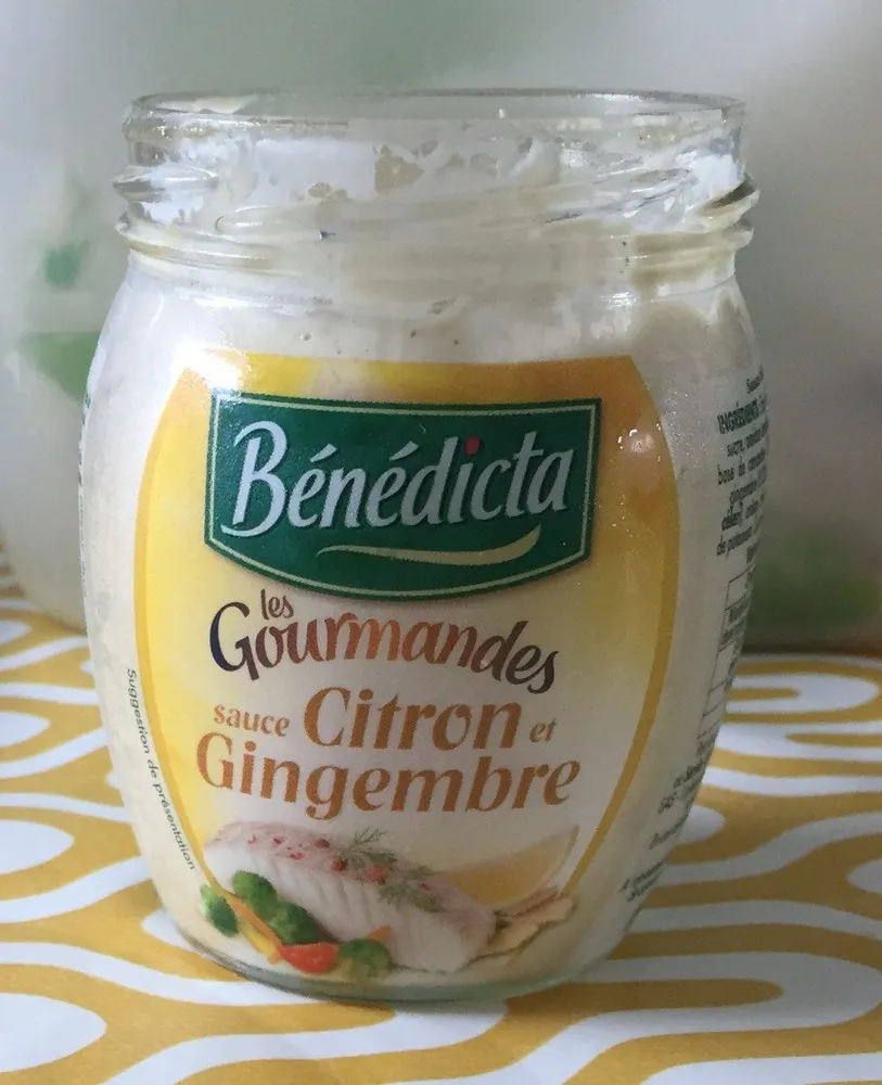 Sauce citron gingembre