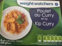 Poulet au curry et riz