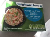 Poulet au citron risotto et ses petits légumes