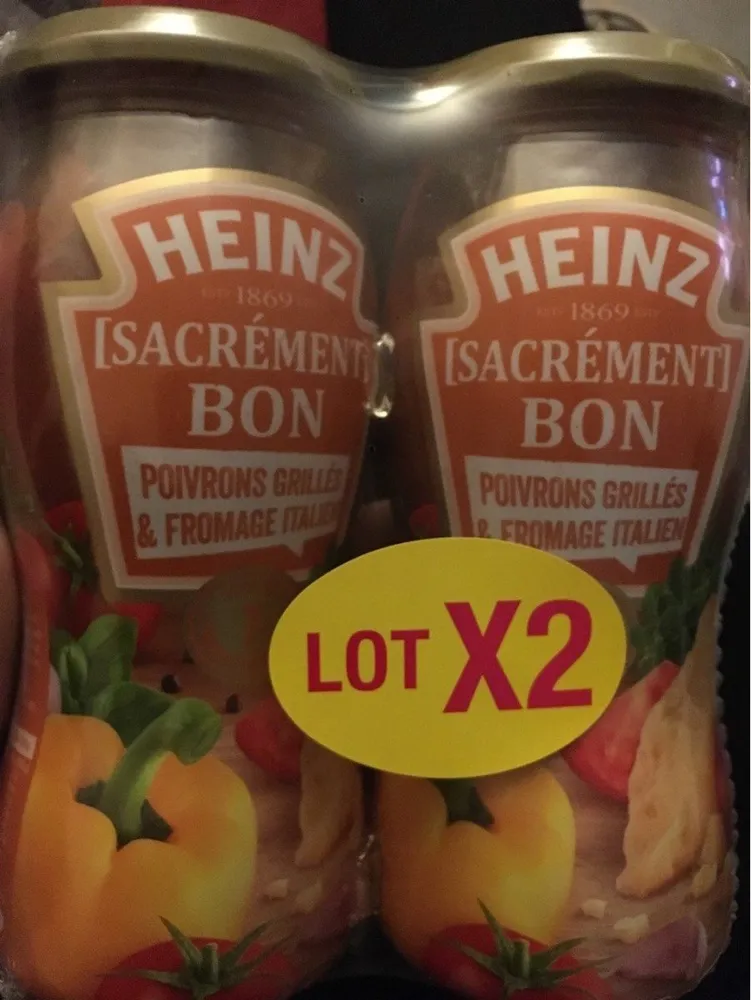 Sauce poivrons grilles & fromage italien