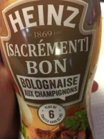 Heinz Bolognaise aux Champignons