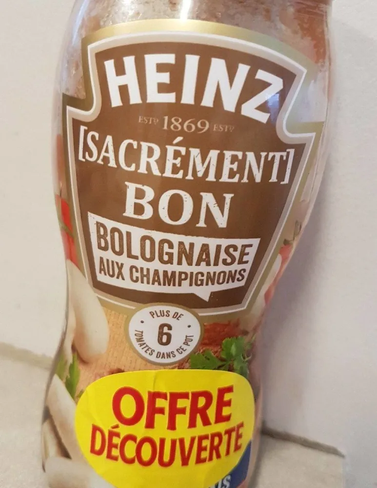 Sacrément bon bolognaise aux champignons