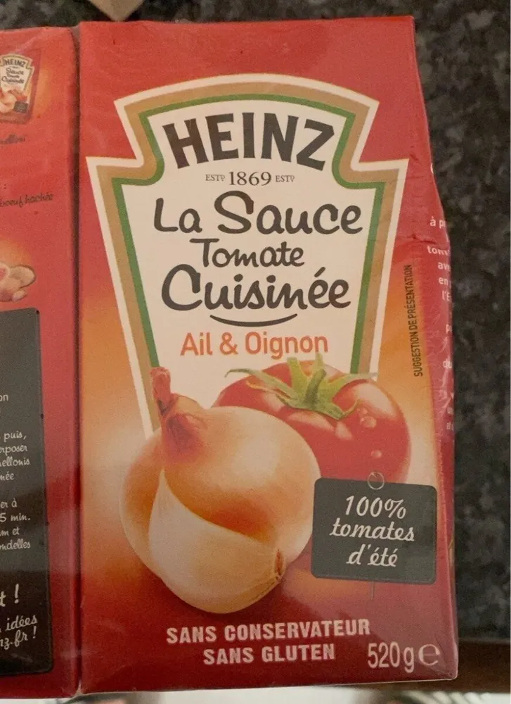 La sauce tomate cuisinée ail & oignon