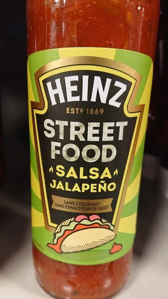Street food salsa jalapeño